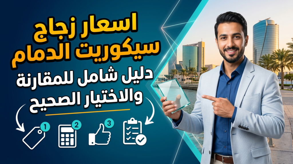 أسعار زجاج سيكوريت الدمام لواجهات المحلات والمكاتب.
