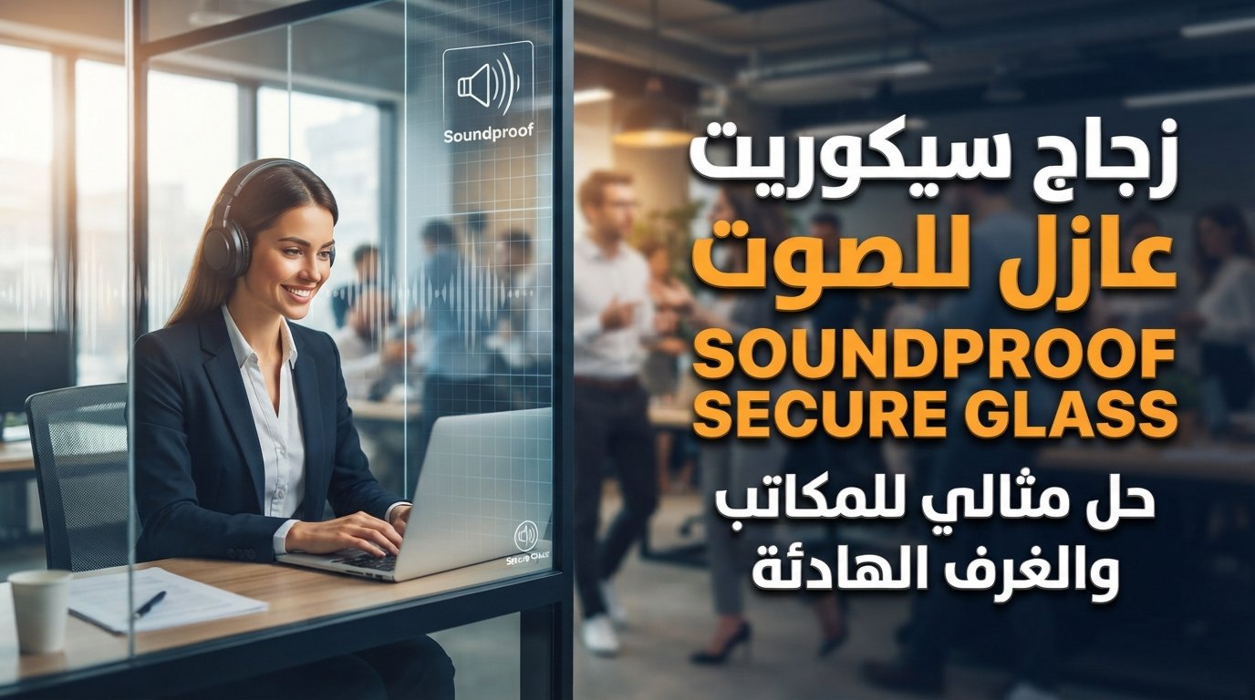 زجاج سيكوريت عازل للصوت | حل مثالي للمكاتب والغرف الهادئة